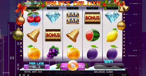 Play Fruits Deluxe Christmas Edition slot